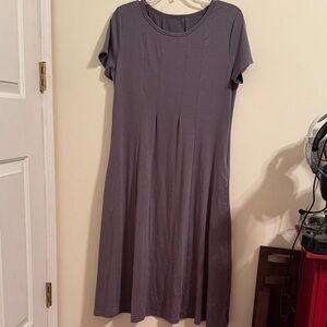 Elegant gray/Purple Women's Dress